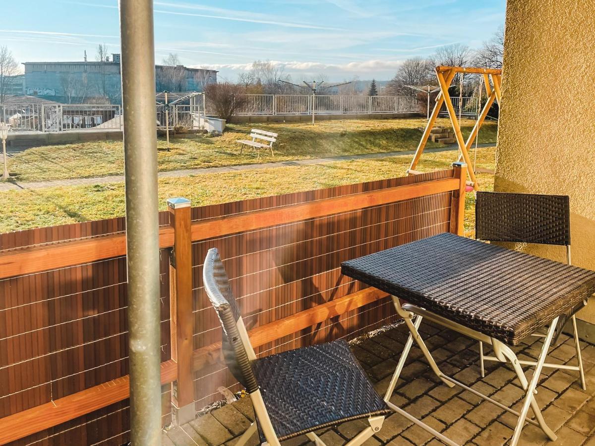 Schoene Wohnung, Eigene Terrasse, Privater Parkplatz, Wi-Fi, Waschmaschine, 3P Chemnitz Eksteriør bilde